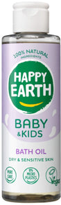 Happy earth badolie - baby kids - 100% natuurlijk - babyverzorging - 150 ml