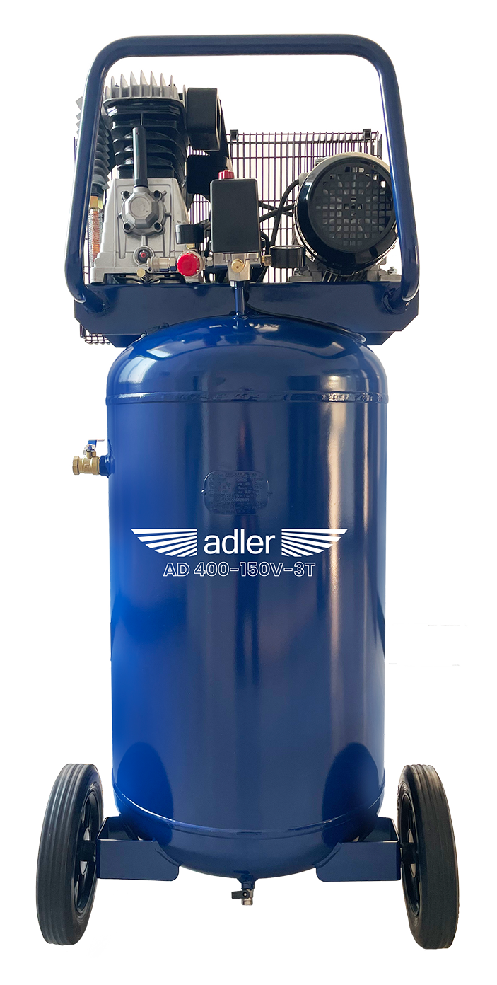 Adler compressor 150l ad400-150v-3t 400v verticaal