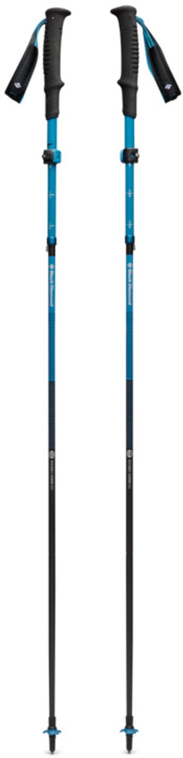 Black diamond distance carbon flz wandelstokken – 100% carbon – verstelbaar 125-140 cm – ultralicht opvouwbaar – z-pole technologie