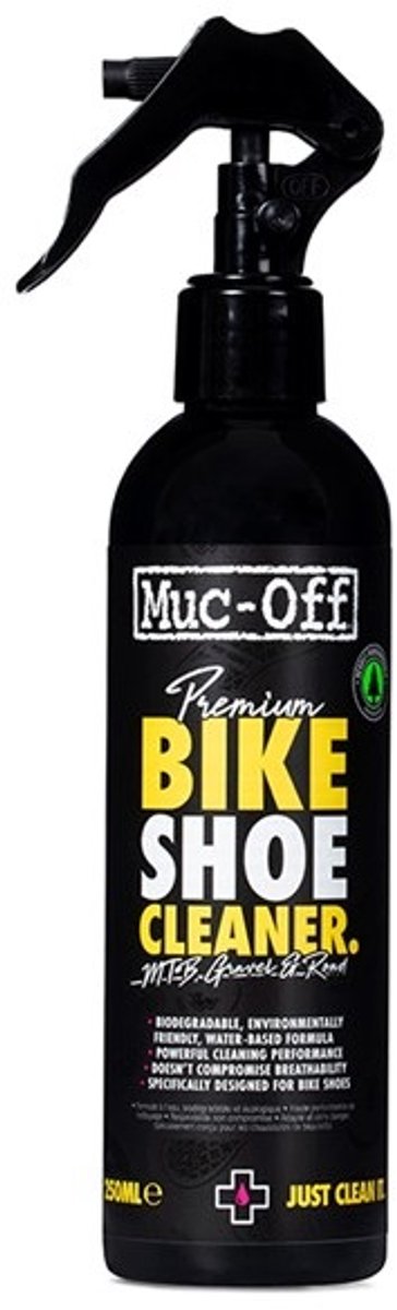 Muc-off footwear cleaner - schoonmaakmiddel voor fietsschoenen - 250ml - biologisch afbreekbaar - op waterbasis - voorbereiding voor impregneren