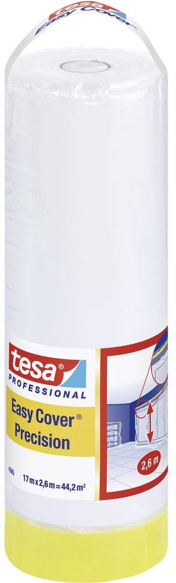 Tesa professional 4365 - easy cover folie - 17m x 2600mm - scherpe randen