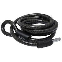 Axa RLD 180 12 Bicycle Cable Lock - Sort