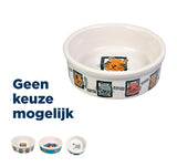 Trixie Food Bowl Kat keramik med tryckt sorti