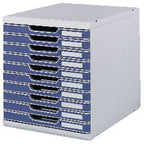 Modulo a4 10 gesloten laden lgrijs blauw