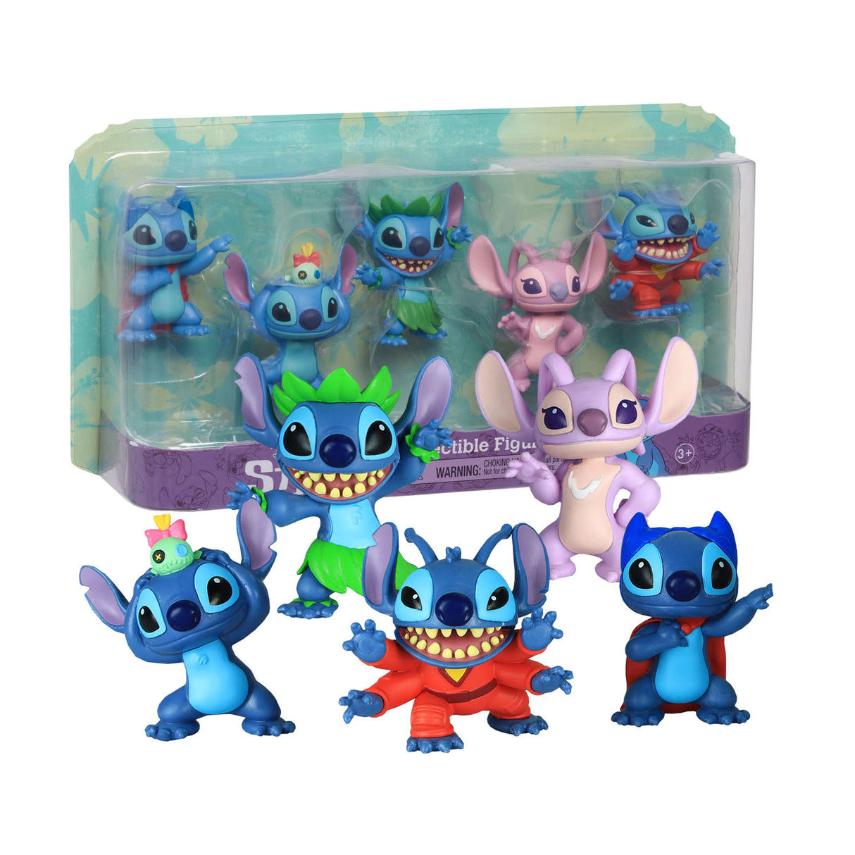 Spectron Disney Stitch - Set di 5 figure di gioco