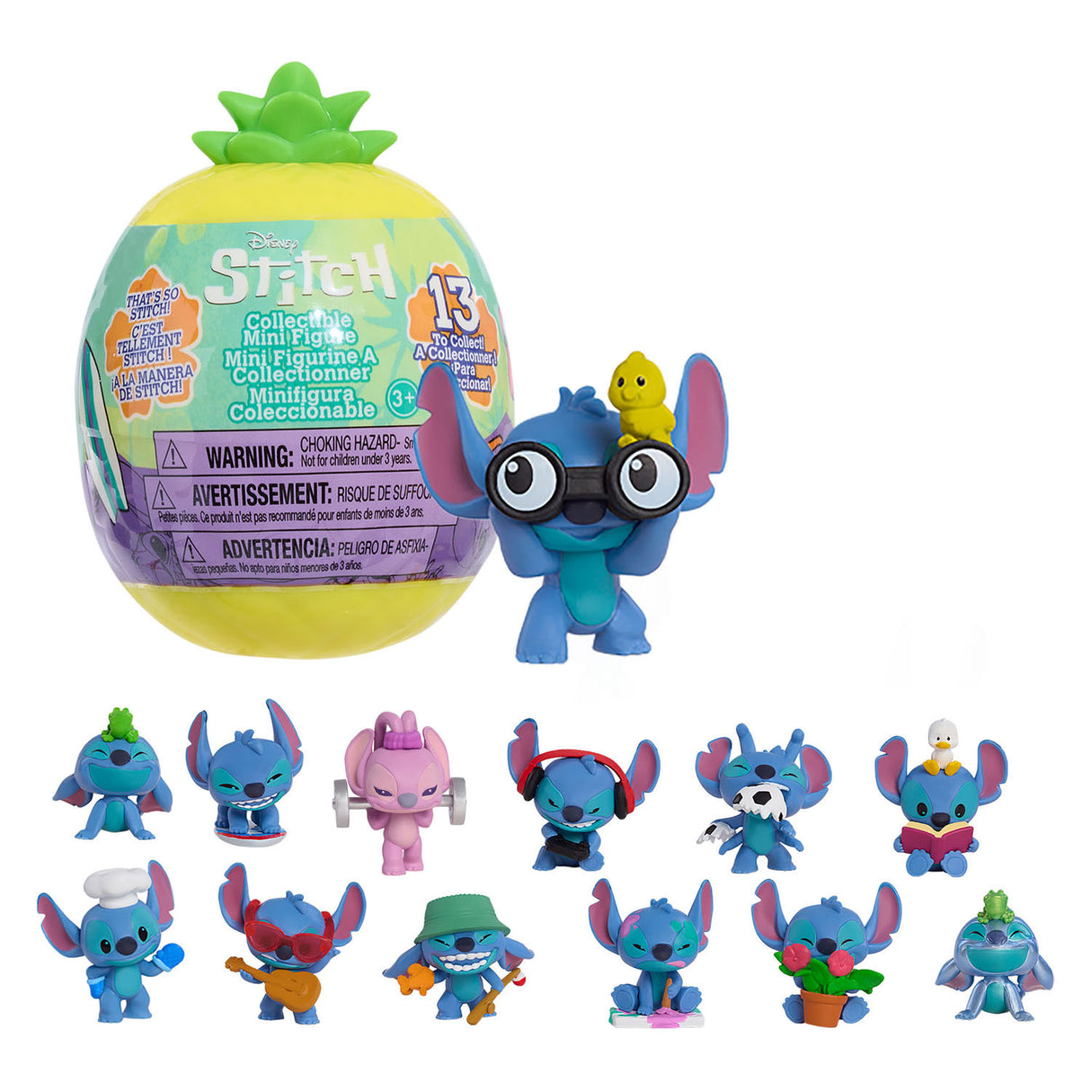 Spectron Disney Stitch zebrał mini figurę w zaskoczeniu jaja