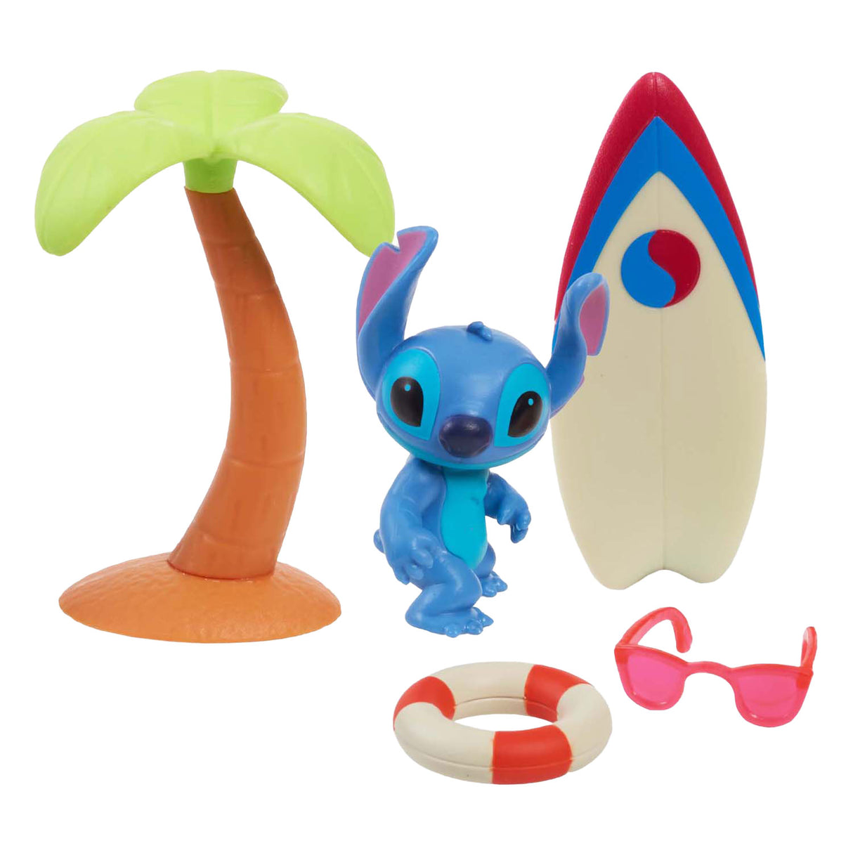 Spectron Stitch Speel Figure with Surfboard Play set, 5dlg.