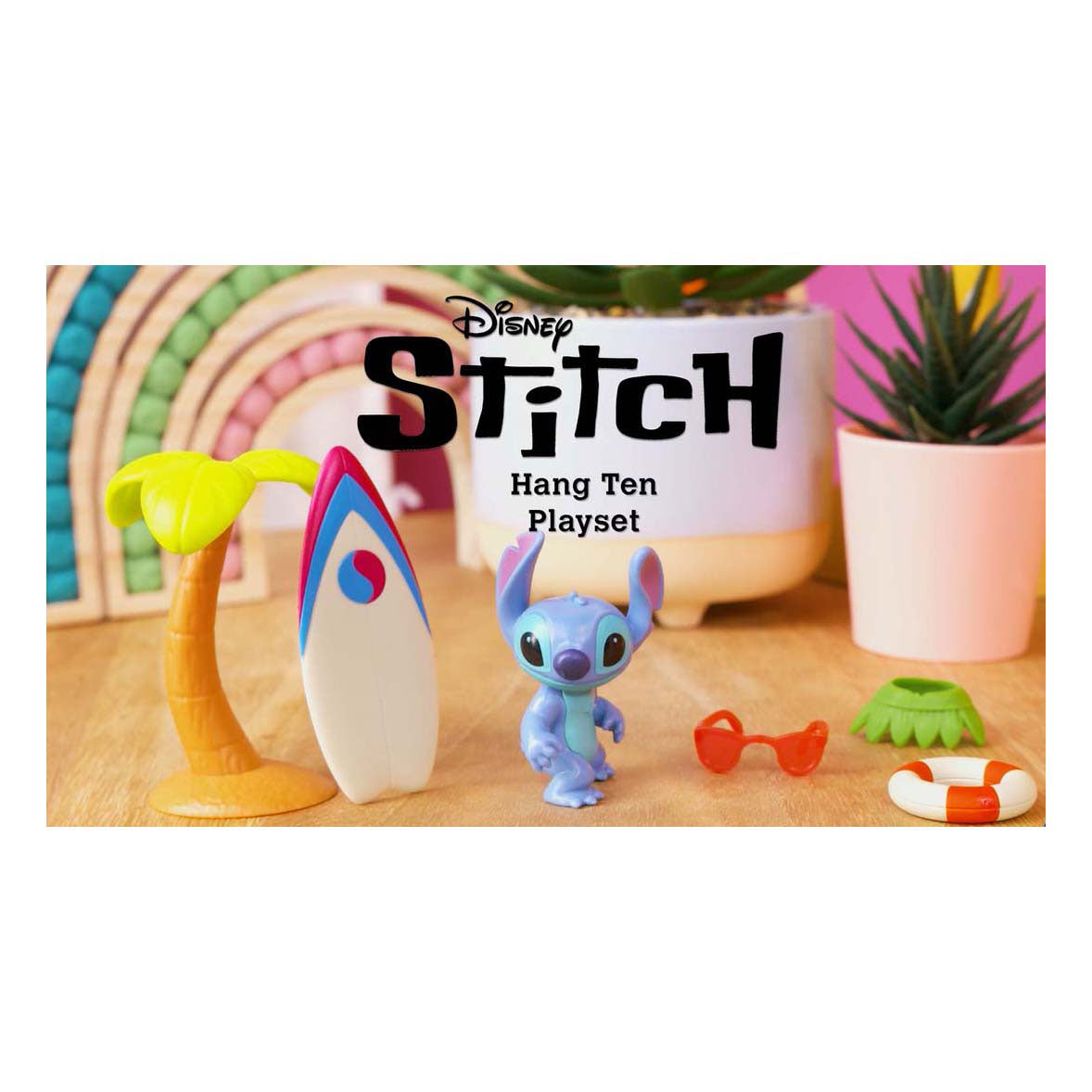 Figura de Spectron Stitch Speel con juego de reproducción de tablas de surf, 5dlg.