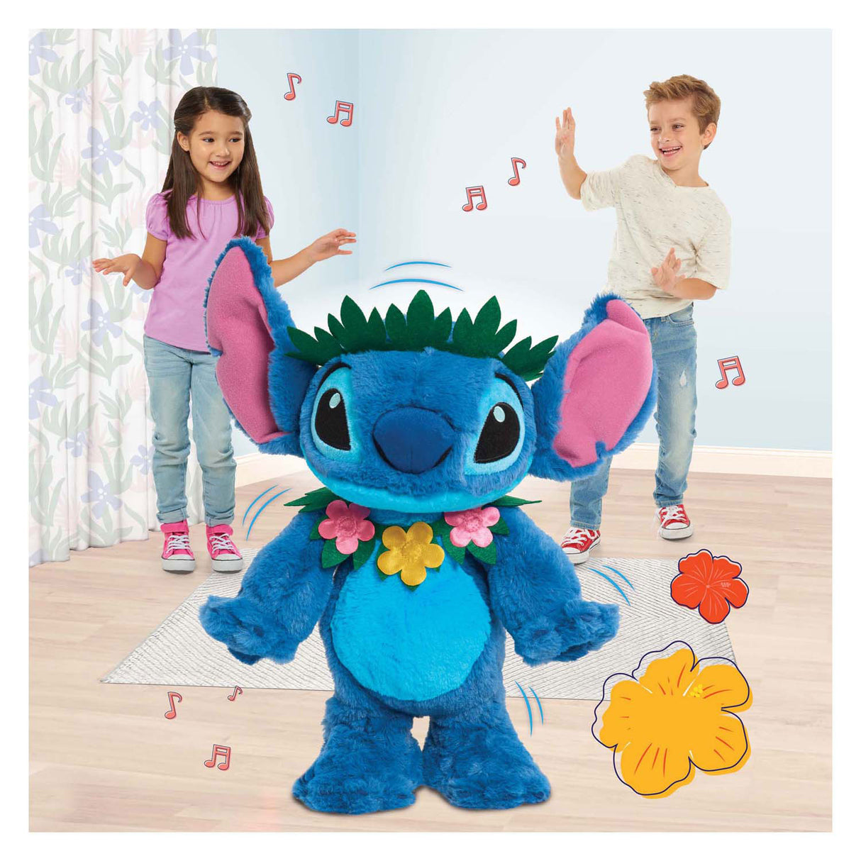 Spectron Dance och Sing Cuddly Plush - Stitch