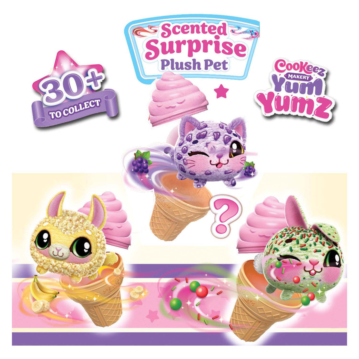 Spectron cookeez makery yum yumz surprise knuffel, 1-pack