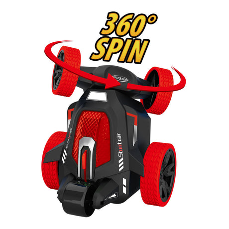 Gear2play rc stunt roll stuntauto - rood