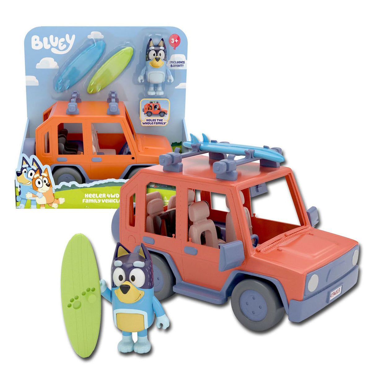 Spectron Bluey Play car with accessories