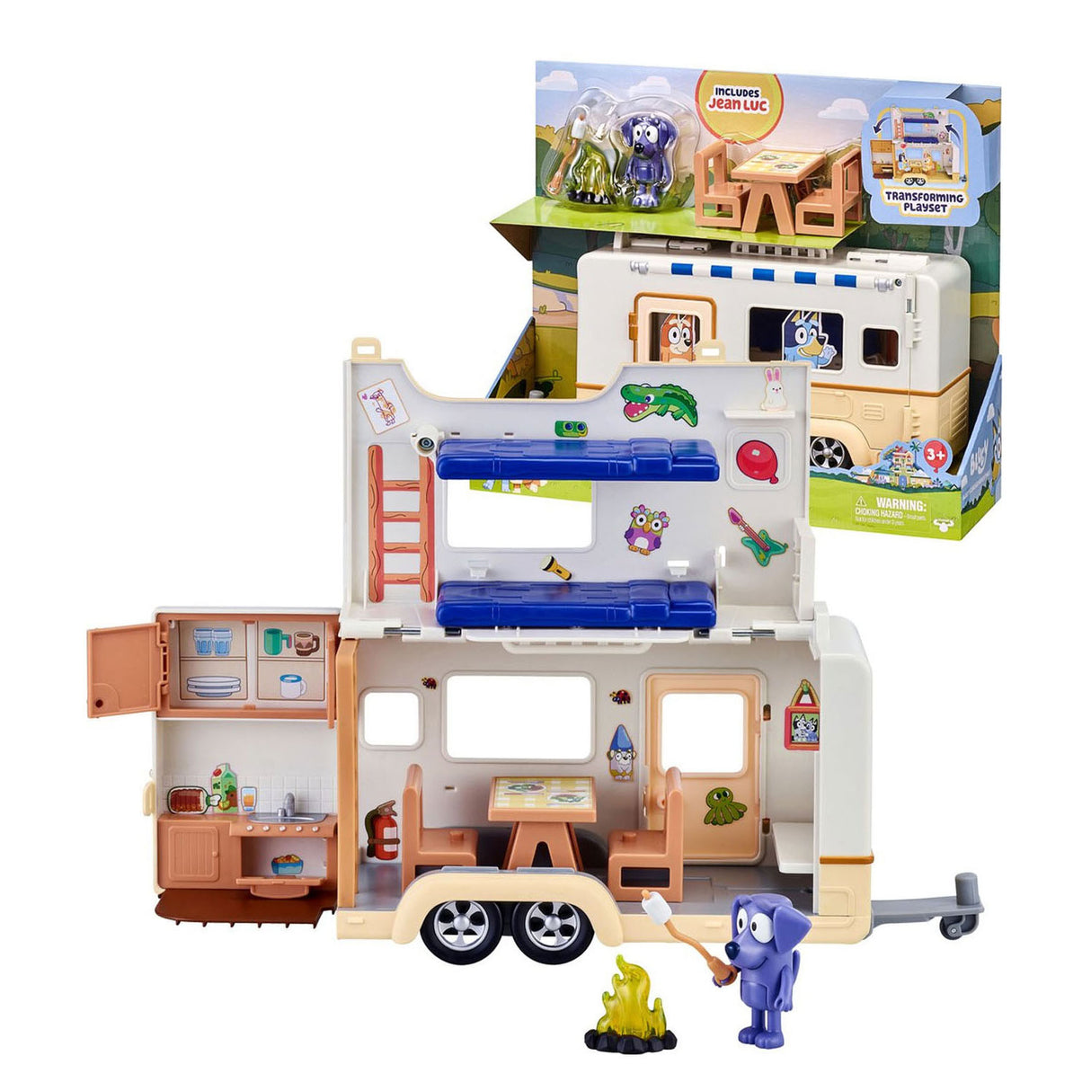 Spectron Bluey Camping Adventures spielen Set