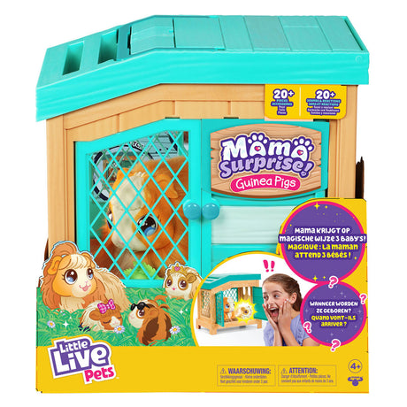 Moose toys little live pets mama surprise mini speelfiguur cavia