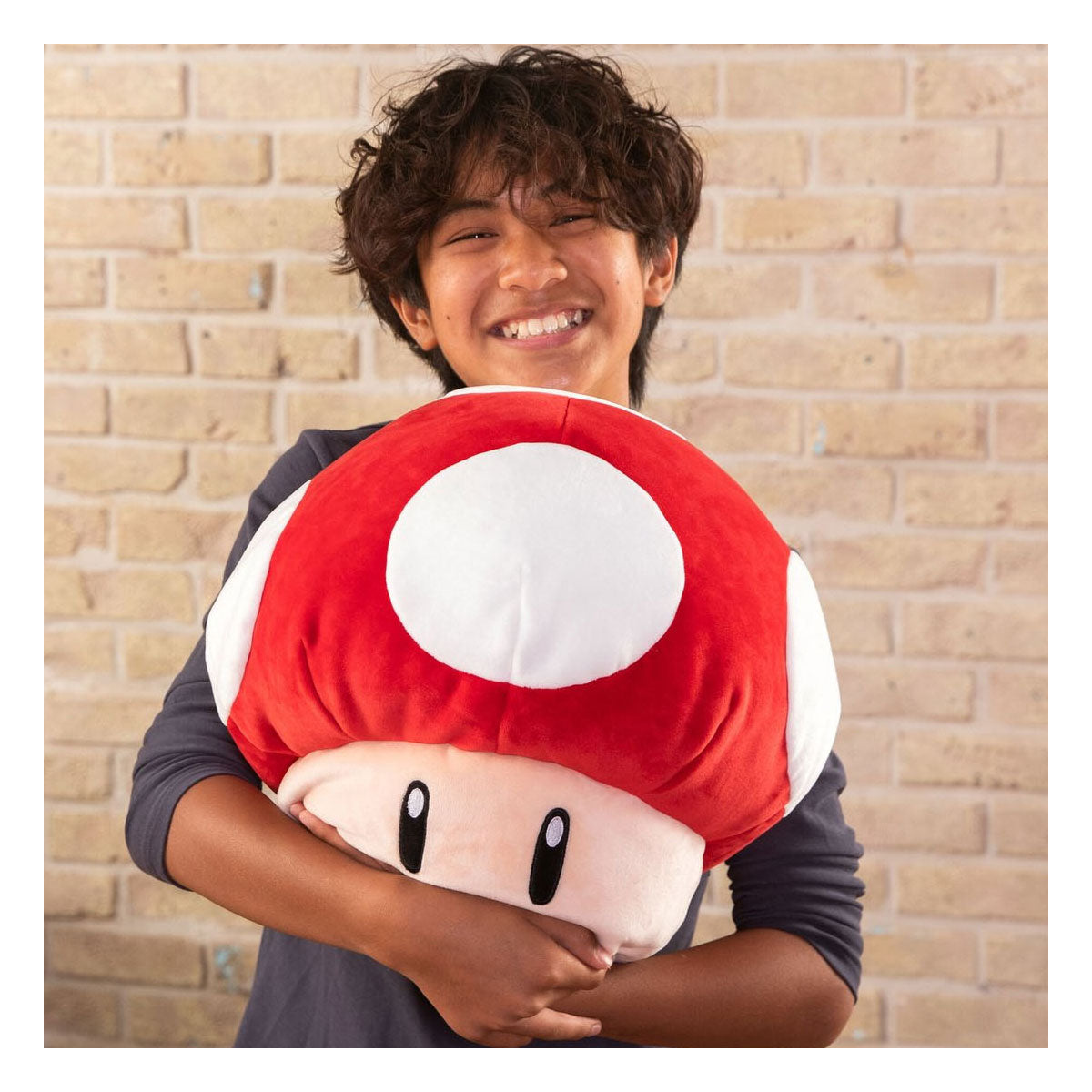 Tomy Mocchi Mocchi Mega Super Mario Mushroom Pluchen Abbraccio