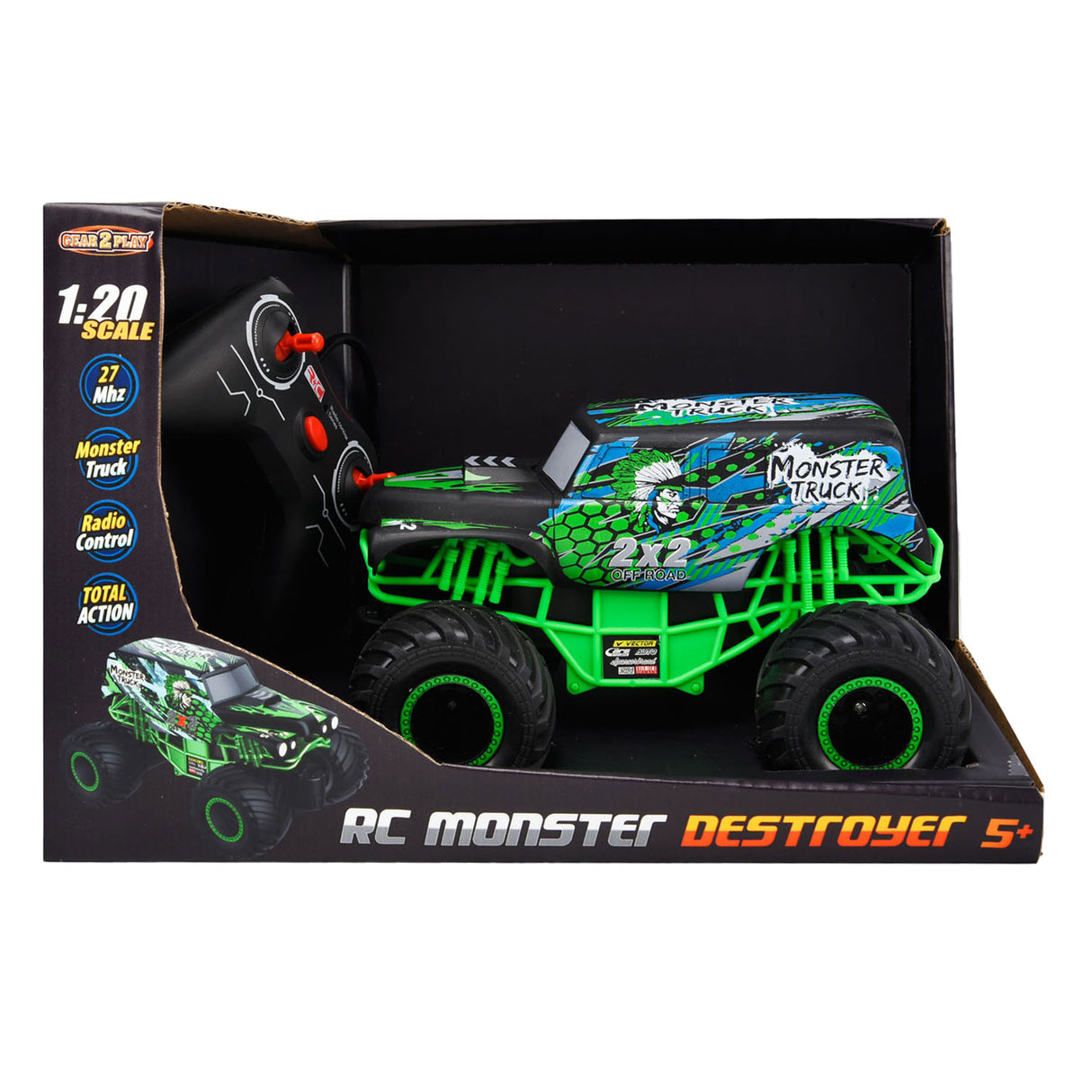 Gear2Play RC Monster Destroyer CAR STORABLE