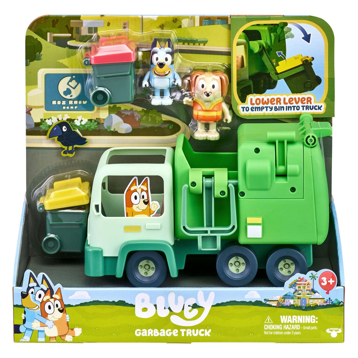 Moose Toys Bluey Garbage Truck s figurami za igranje