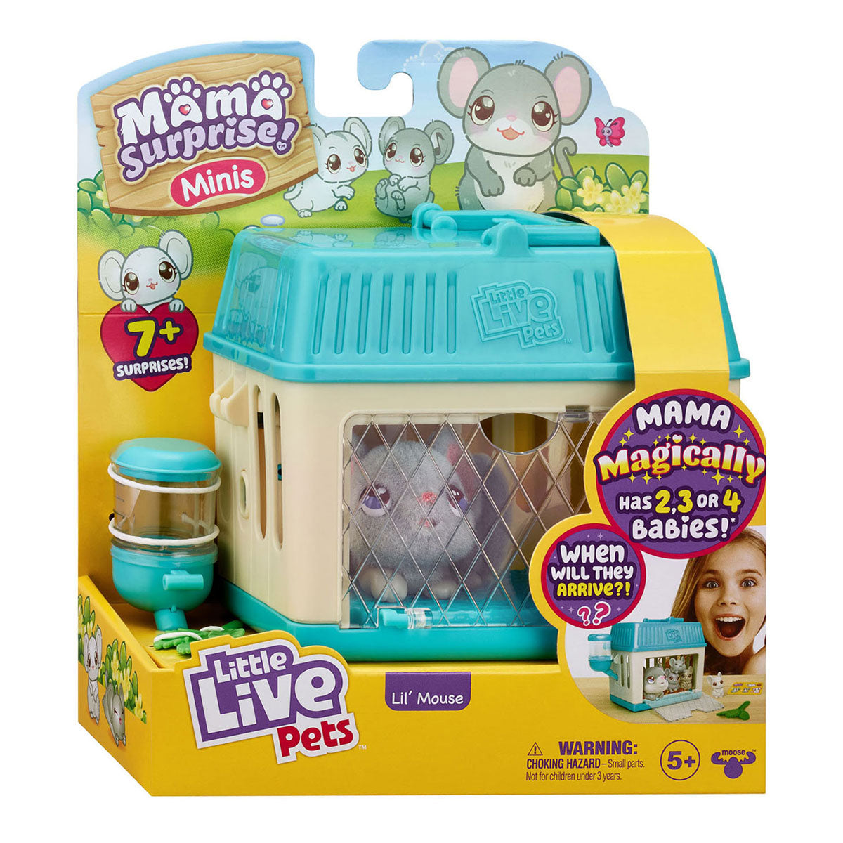 Elchspielzeug Little Live Pets Mama Überraschung Mini Play Figur Maus