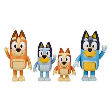 Moose bluey familie speelfiguren, 4st.