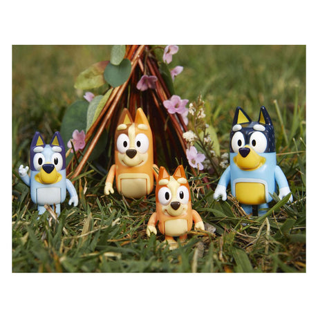 Moose bluey familie speelfiguren, 4st.