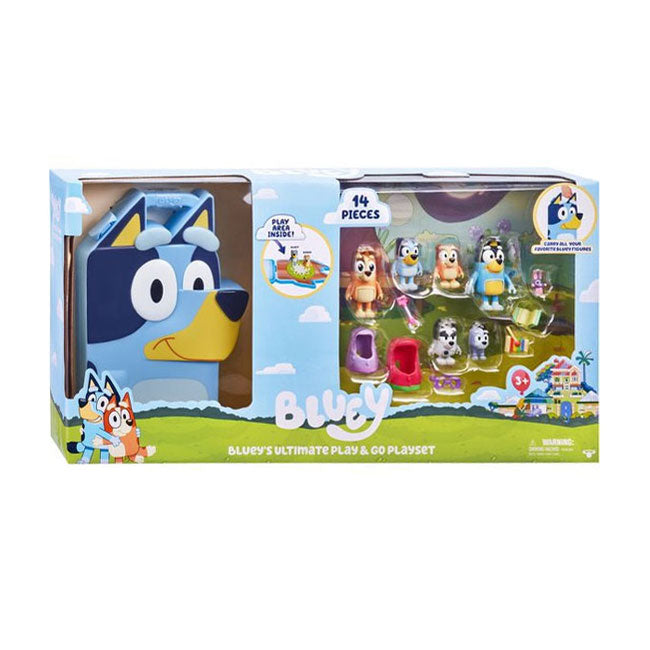 Moose Toys Blueys Big 'n Go Play Set, 14dlg.