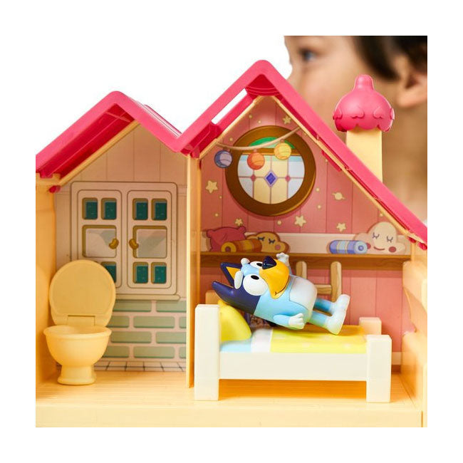 Elchspielzeug Bluey Mini Speelhuis mit Möbeln und Spielfigur