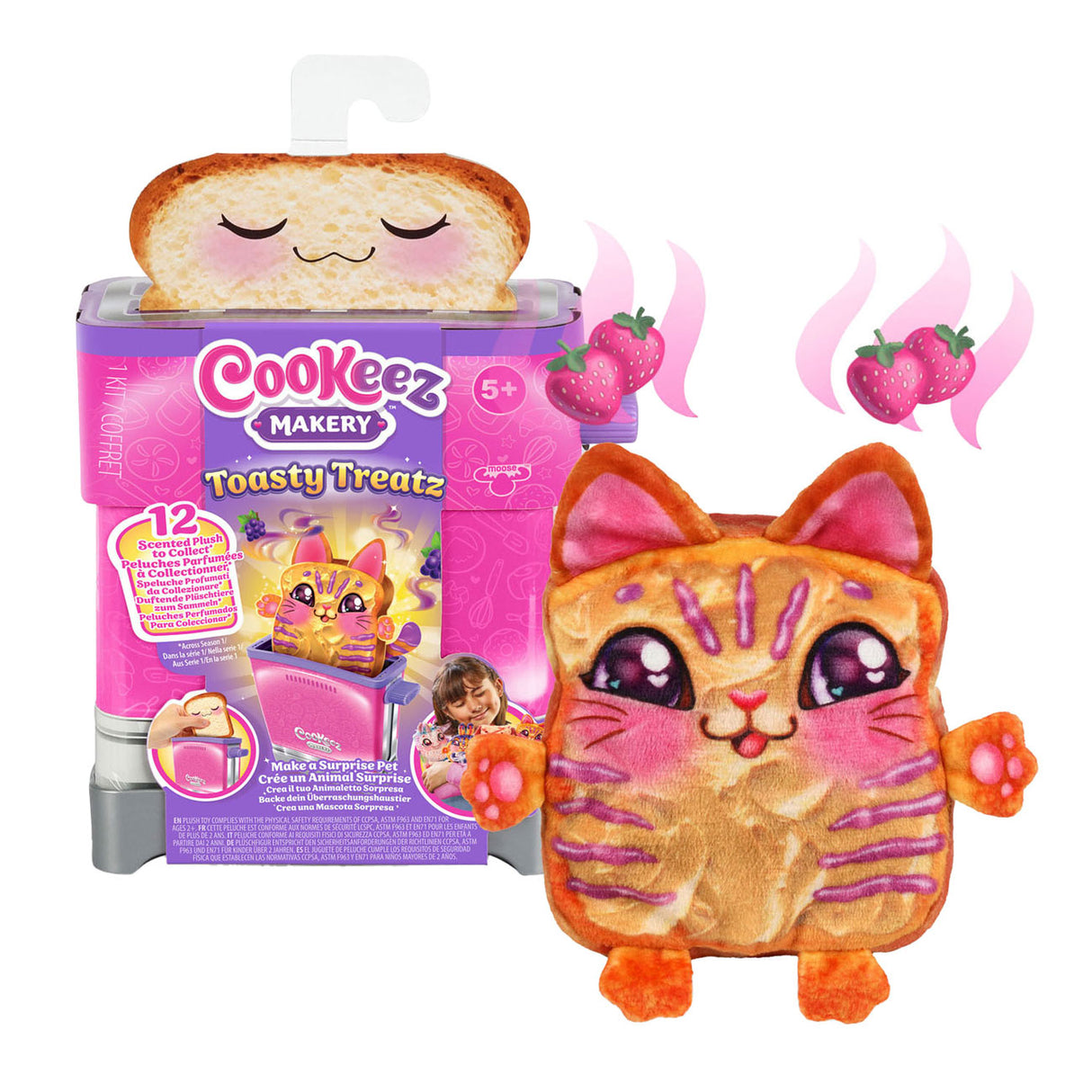 Moose Toys Cookez Makery Toagy Treatz - Naredite presenečenje plišaste živali