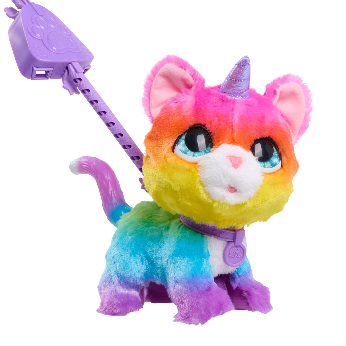 Spectron Furreal Walk-A-Lots Unicorn cat Interactive animal