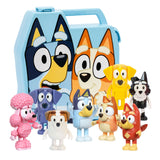 Bluey Play Go Koffer mit 8 Spielfiguren