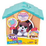 Moosing Toys Iwwerraschung Puppy hänken an engem Doghouse