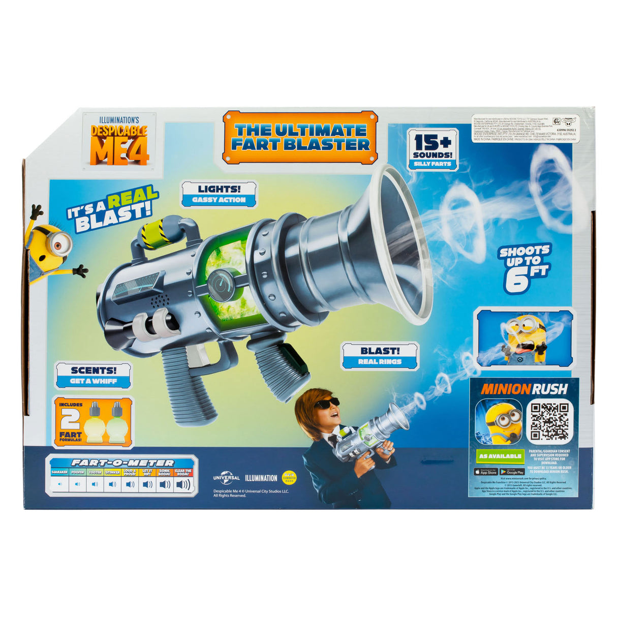 Despicable Me 4 - Ultimate Fart Blaster z światłem i dźwiękiem