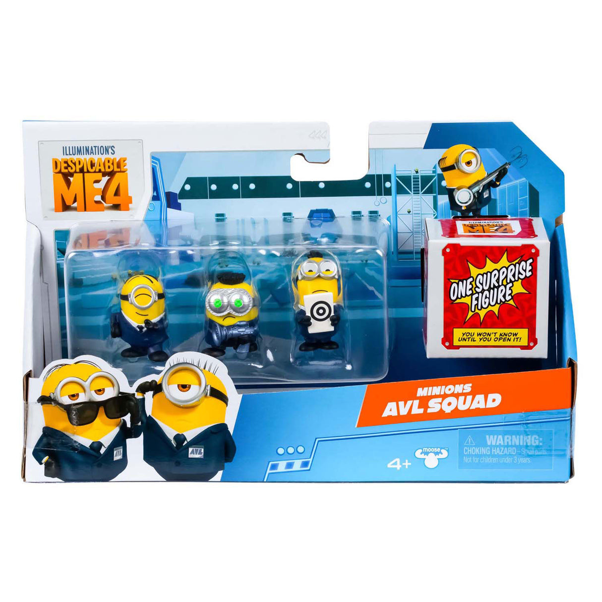 Pic Desable Me 4 - Party Bus Play Figures 4 -pack