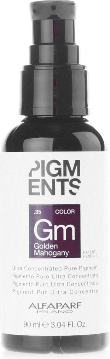 Alfaparf milano alfaparf - pigments - ultra concentrated pure pigment - .35 golden mahogany - 90 ml