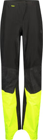 Agu tech commuter - regenbroek heren - winddicht waterdicht ademend poray 10.000 - hi-vis neon - reflecterend - gerecycled polyester - verstevigd zitvlak - zwart - l