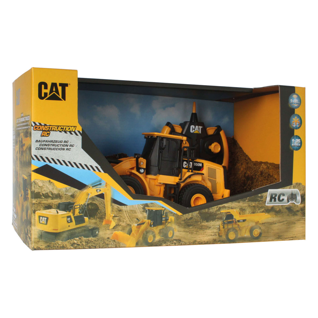 Carrera RC Cat Wheel Loader skovl, 1:35