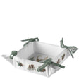 Ambiente broodmand winter stag white 20x20x7cm katoen