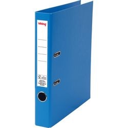 Ordner viking h231-bl a4 karton, pp (polypropeen) blauw staand 2-rings 1 stuk