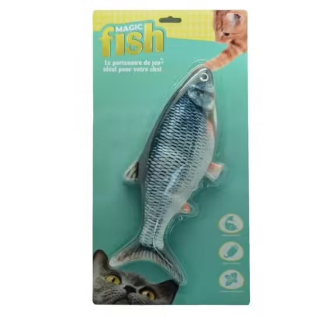 Giocattoli da gatto di pesce magico di base