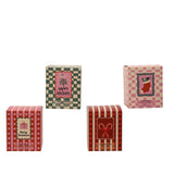 Decoris geurkaars wax ø8,4x10.2cm zuurstock stocking cadeau maretak