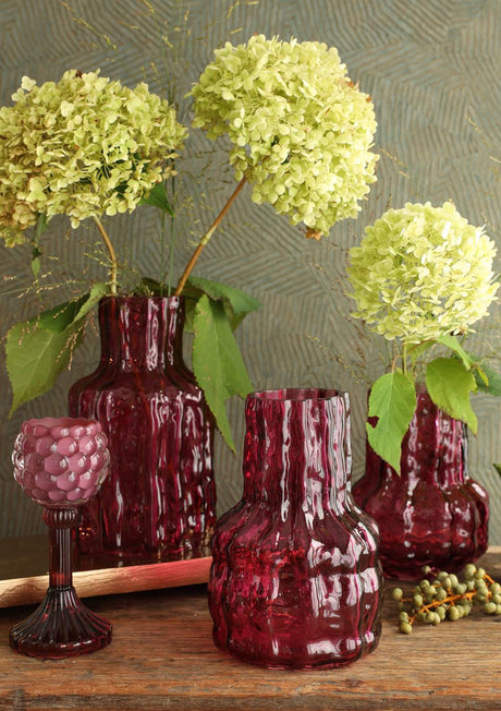 Ideas 4 seasons vaas morgan glas ø14 h.18 cm kers