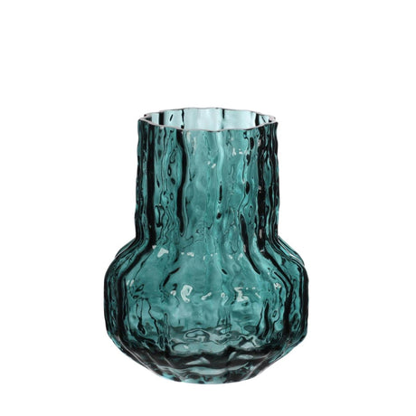 Ideas 4 seasons vaas morgan glas ø14 h.18 cm groen