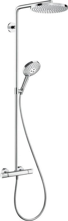 Hansgrohe raindance select s showerpipe 240 1jet powderrain met thermostaat chroom