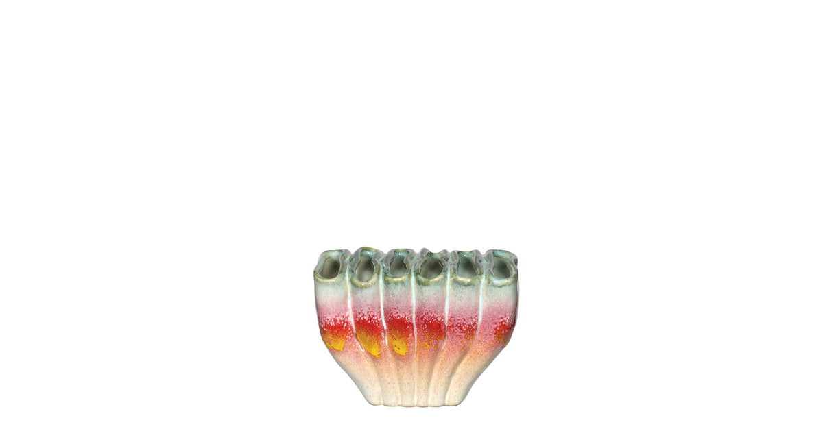 Rainbow vase s l.14 x w.7,5 x h.10 cm