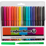Creativ company http: www.cchobby.nl colortime-stiften-lijndikte-2-mm-diverse-kleuren-18-stuk-1-doos-373548