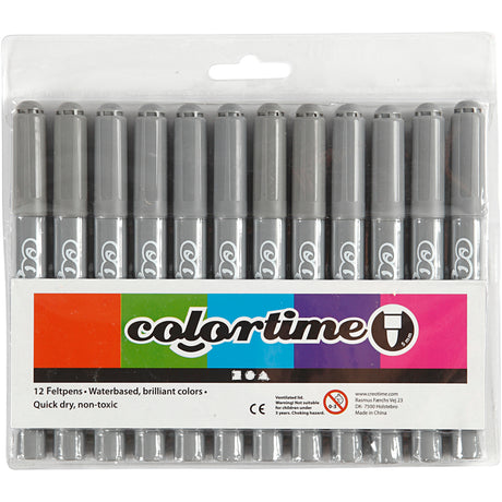 Creativ company https: www.cchobby.nl colortime-stiften-lijndikte-5-mm-grijs-12-stuk-1-doos