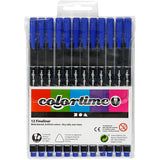 Http: www.cchobby.nl colortime-fineliners-lijndikte-0-6-0-7-mm-donkerblauw-12-stuk-1-doos