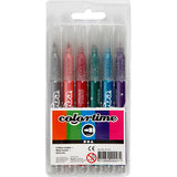Creativ Company ColorTime glitterstiften lijndikte 2 mm diverse kleuren 6 stuks 1 doos