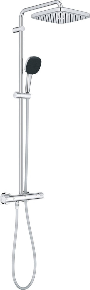 Grohe vitalio comfort 250 douchesysteem met thermostaat - waterbesparend - chroom