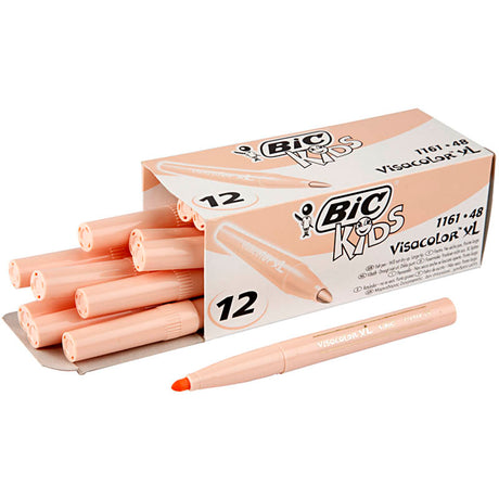 Bic https: www.cchobby.nl -visa-color-kleurstiften-lijndikte-3-mm-licht-beige-12-stuk-1-doos