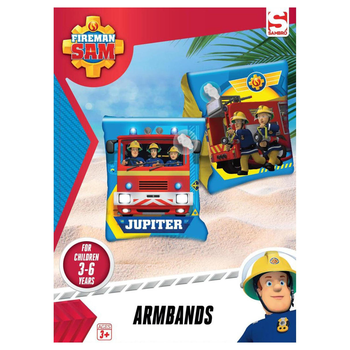 Sambro Bands Fireman Sam, 3-6 años